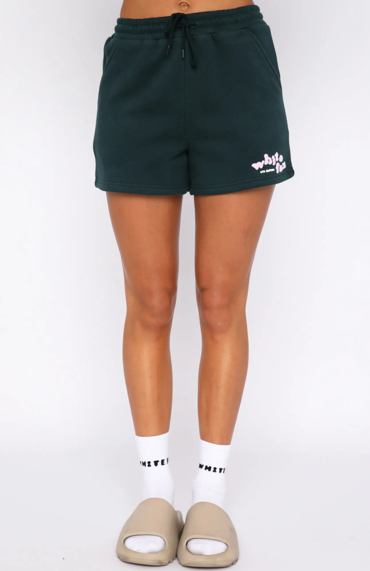 White Fox Boutique 4th Edition Lounge Shorts Clover green Best Sale