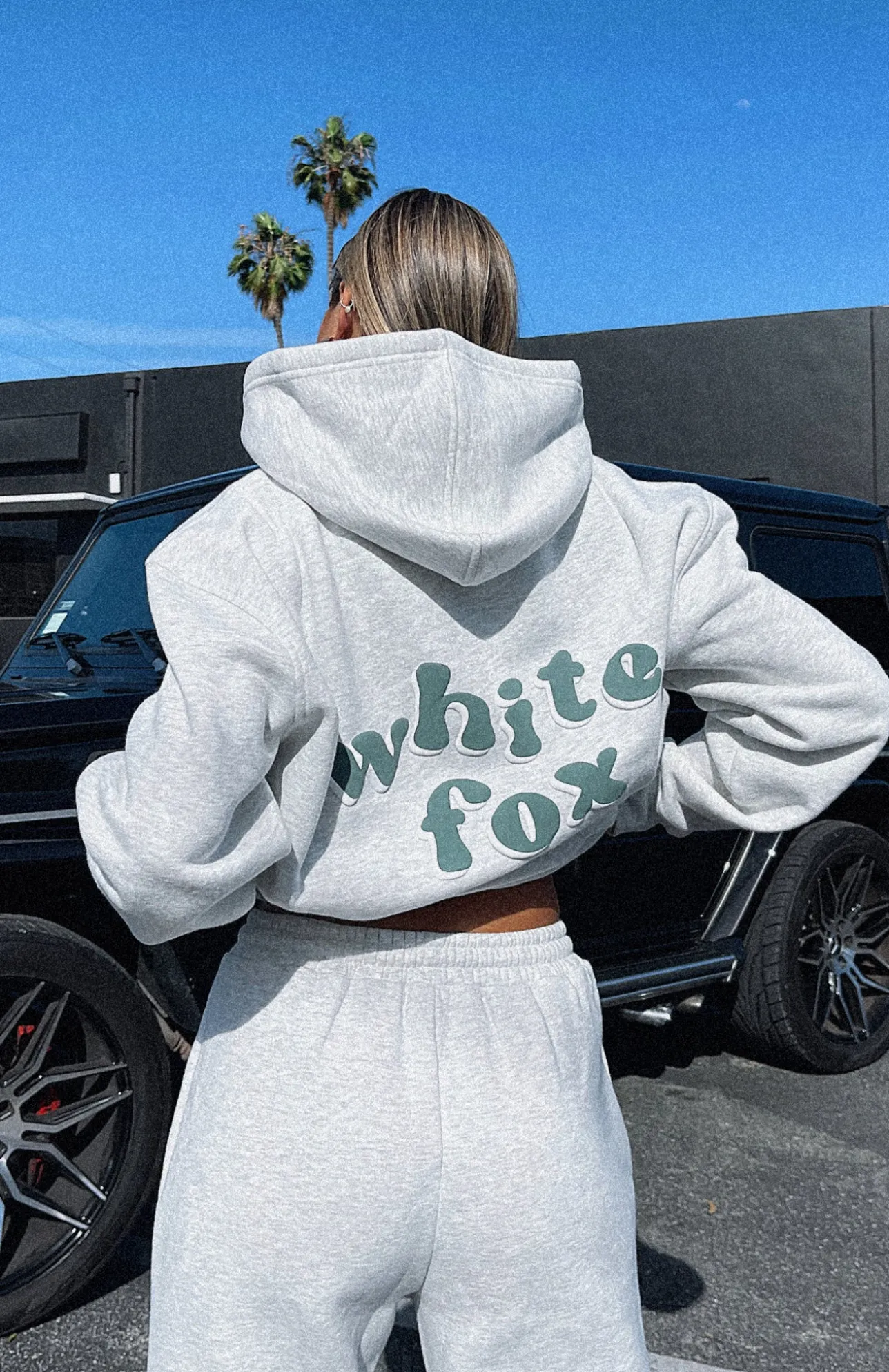 White Fox Boutique 4th Edition Oversized Hoodie Smoke grey Best Sale