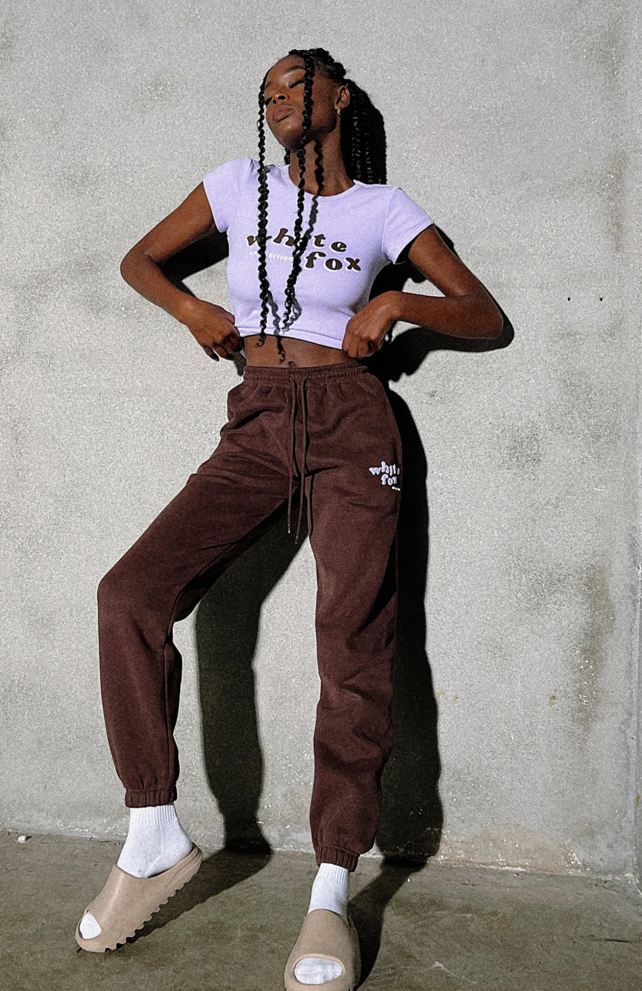 White Fox Boutique 4th Edition Sweatpants Cocoa brown Cheap