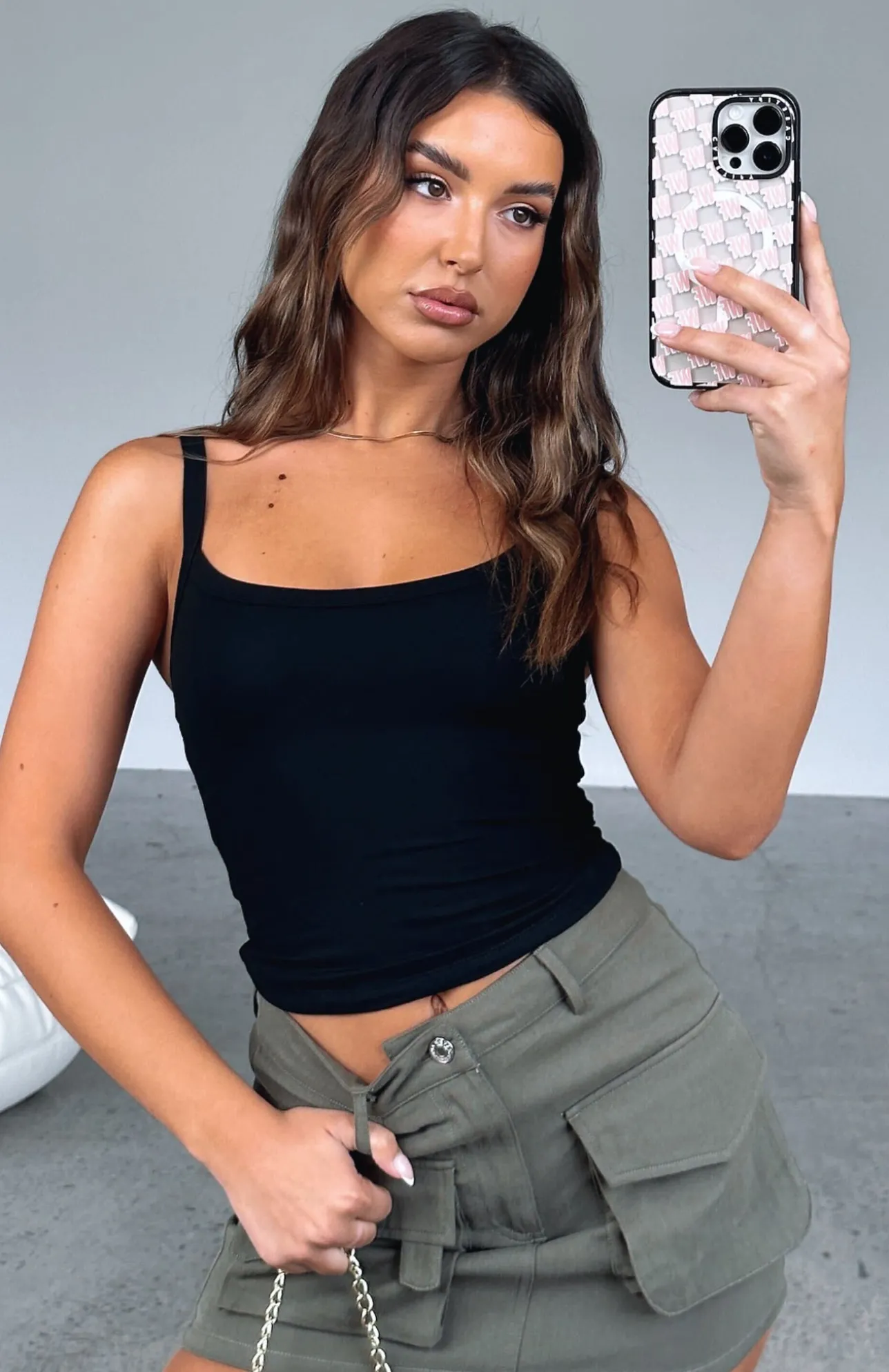 White Fox Boutique The Best Asset Tank black Shop