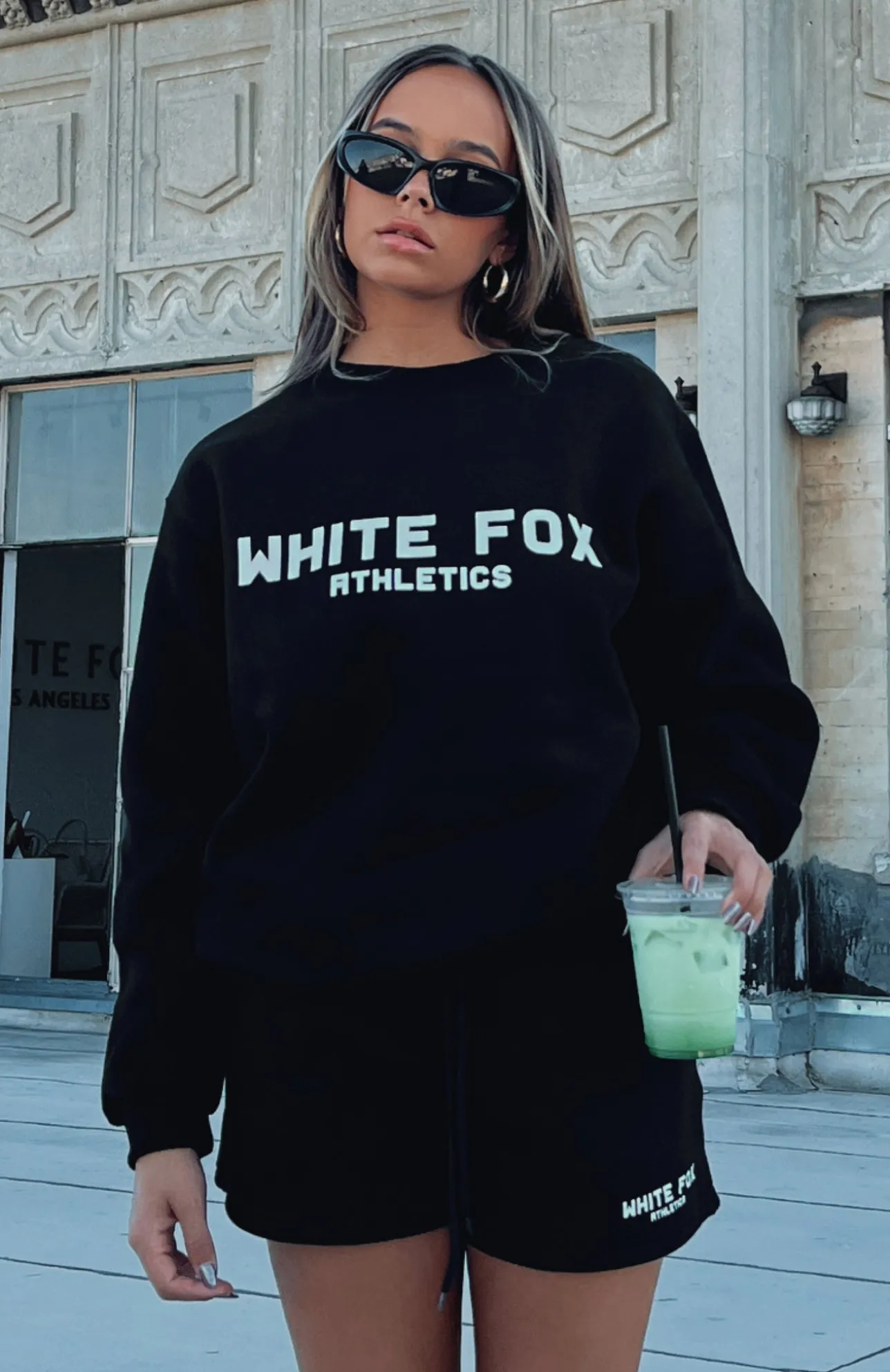 White Fox Boutique The Next Level Oversized Sweater black Flash Sale
