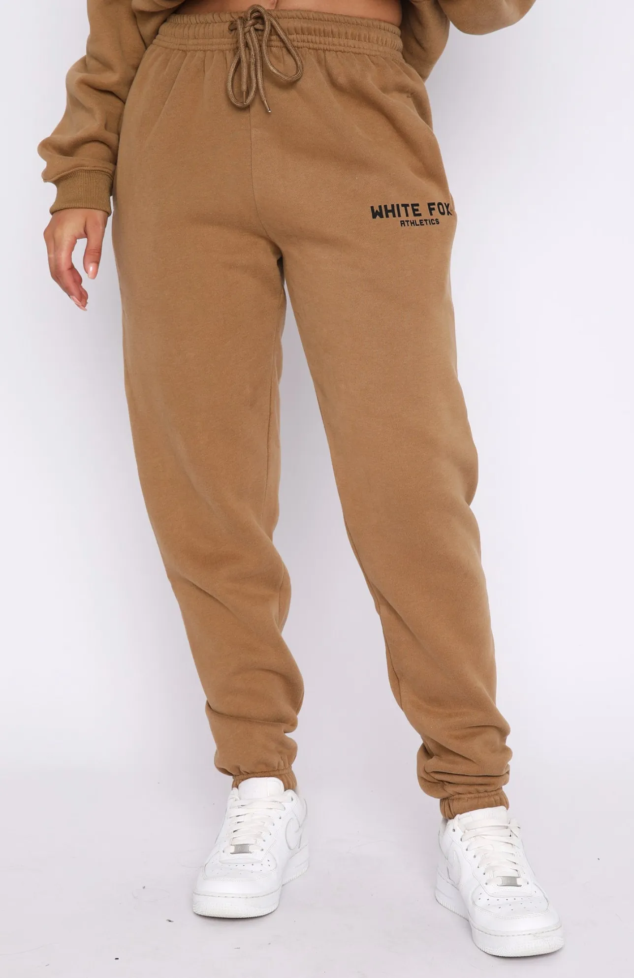 White Fox Boutique The Next Level Sweatpants Tan brown Shop