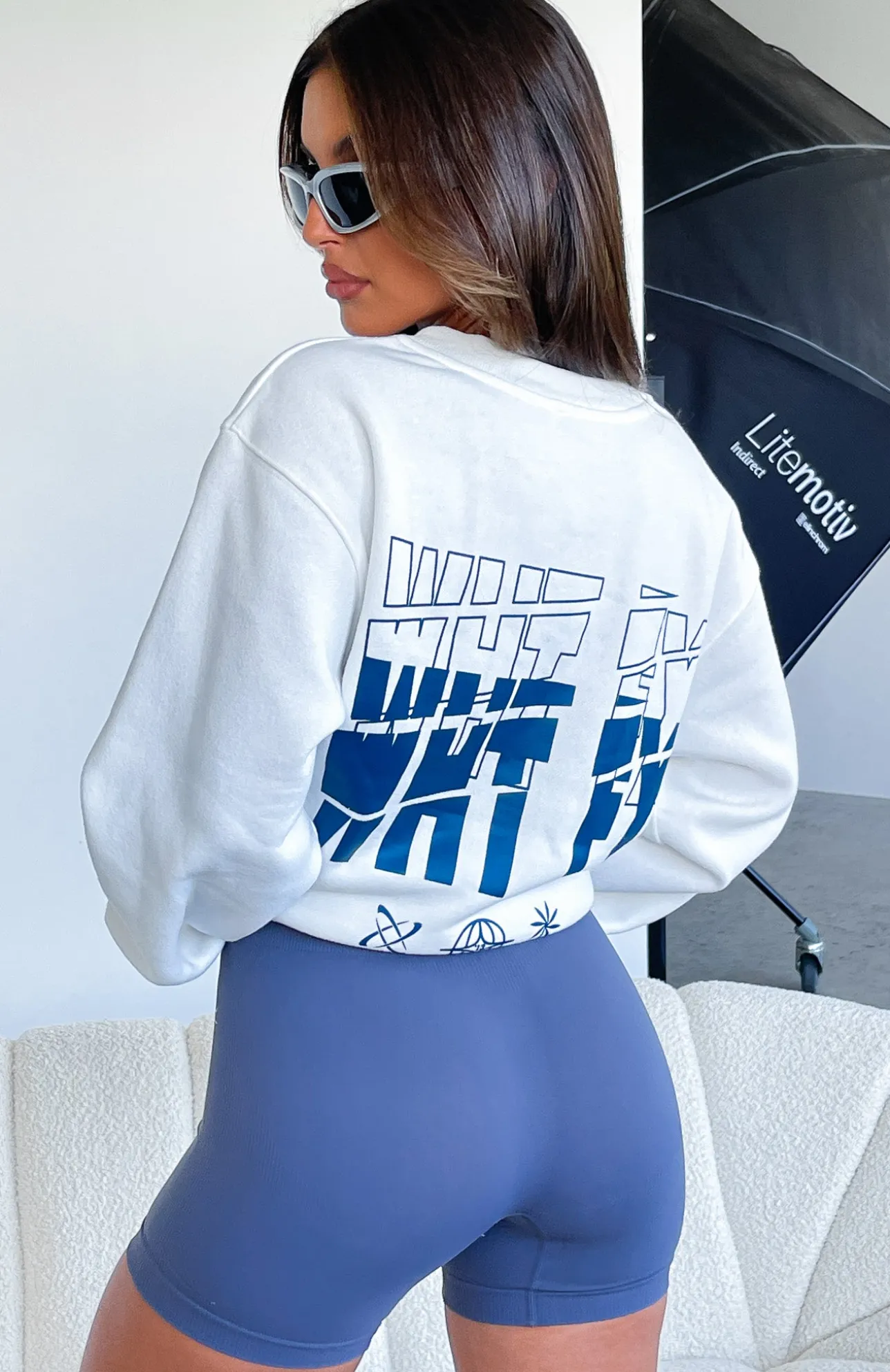 White Fox Boutique The Originals Oversized Sweater white Sale