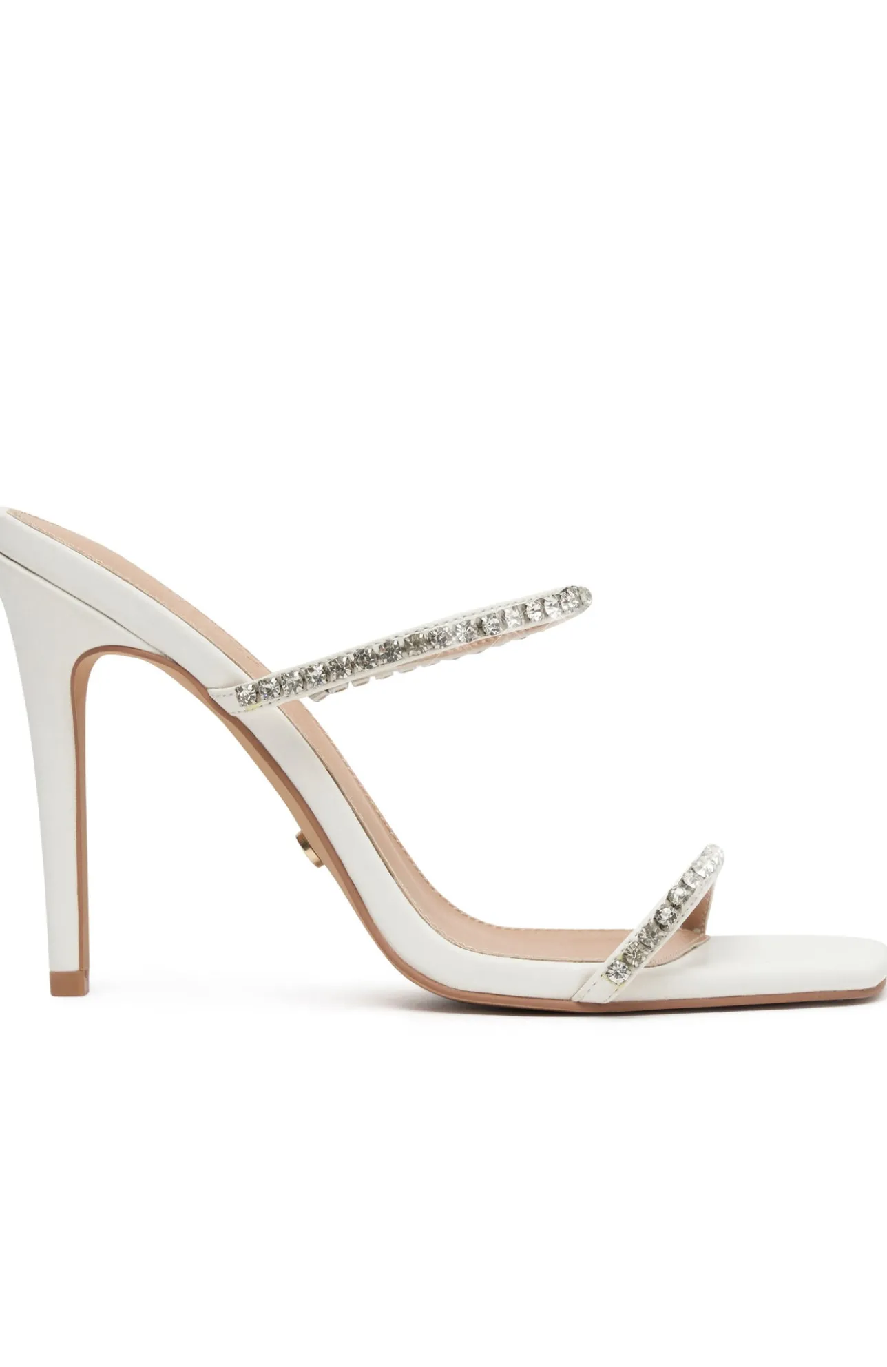 White Fox Boutique Tiana Mules PU white Fashion