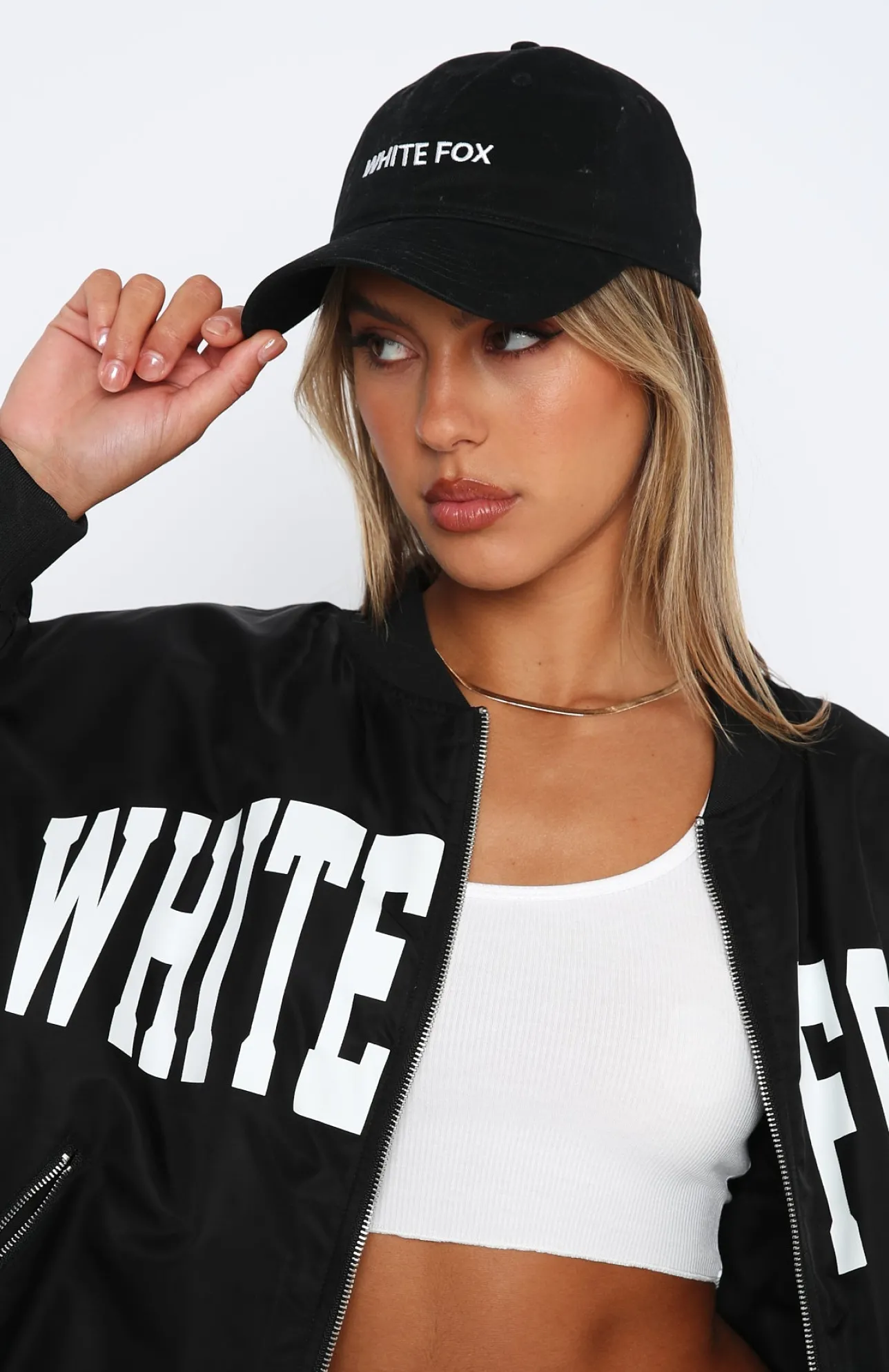 White Fox Boutique Time To Travel Cap black Cheap