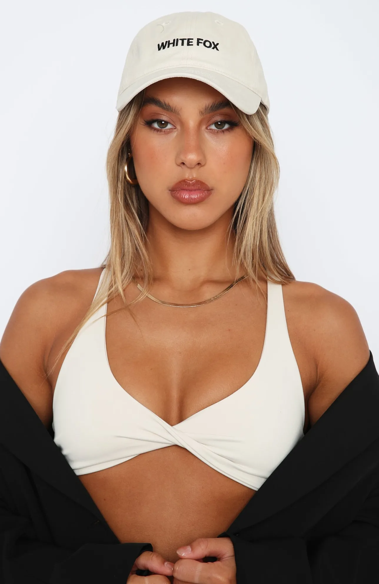 White Fox Boutique Time To Travel Cap Bone nude Cheap
