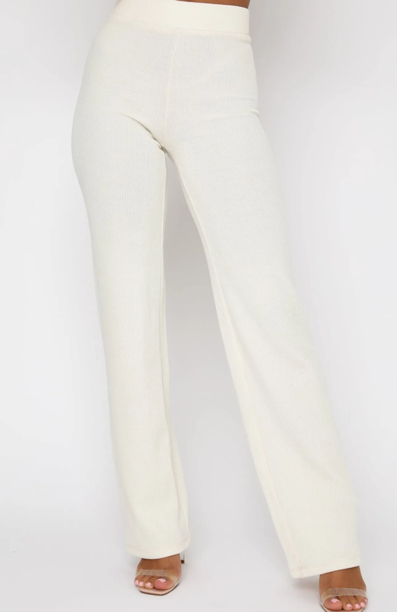 White Fox Boutique Unconditional Pants Cream nude Flash Sale