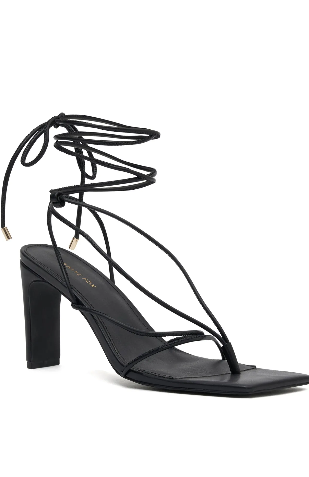 White Fox Boutique Vienna Heels PU black Fashion