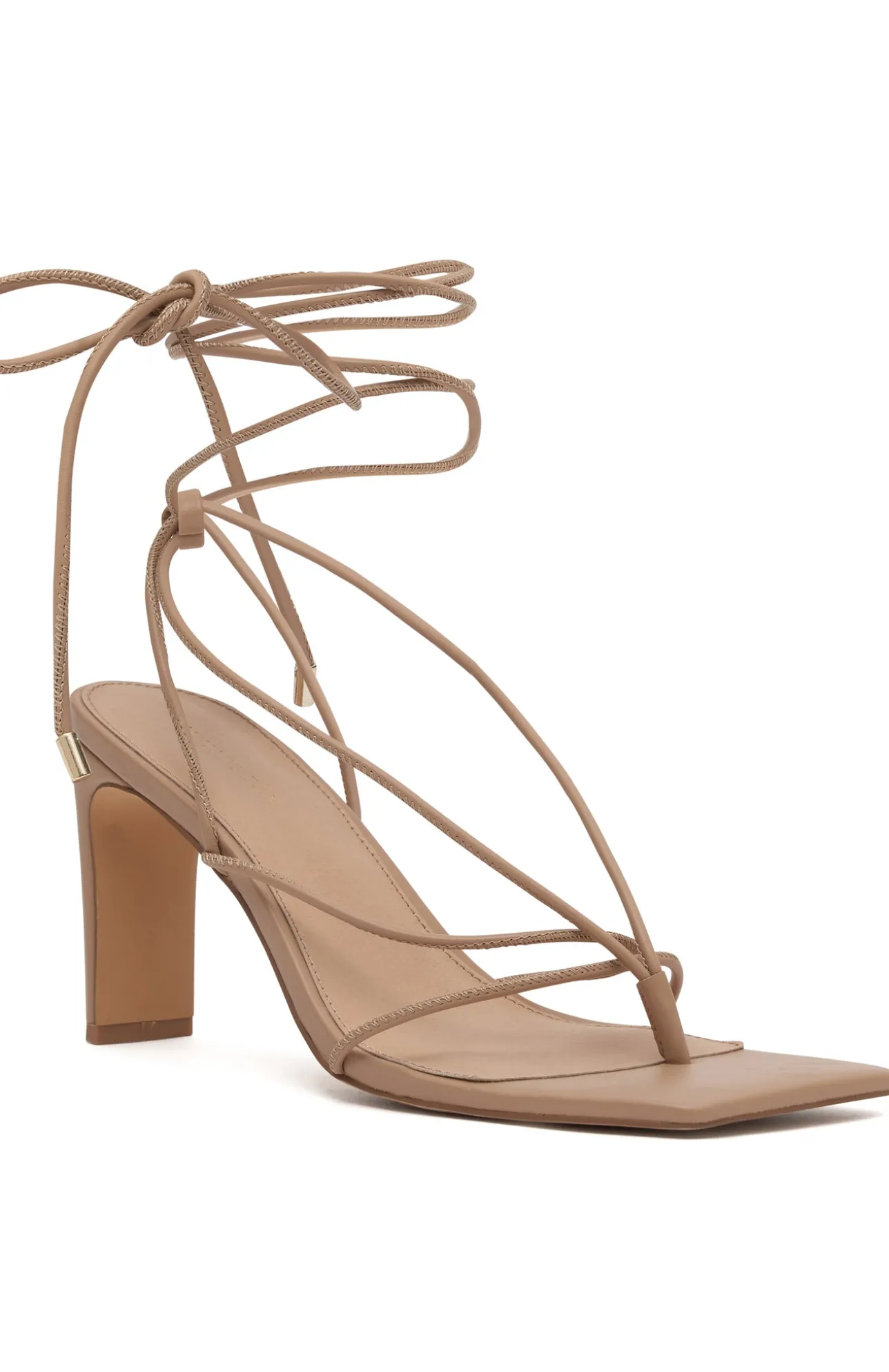 White Fox Boutique Vienna Heels PU nude Discount