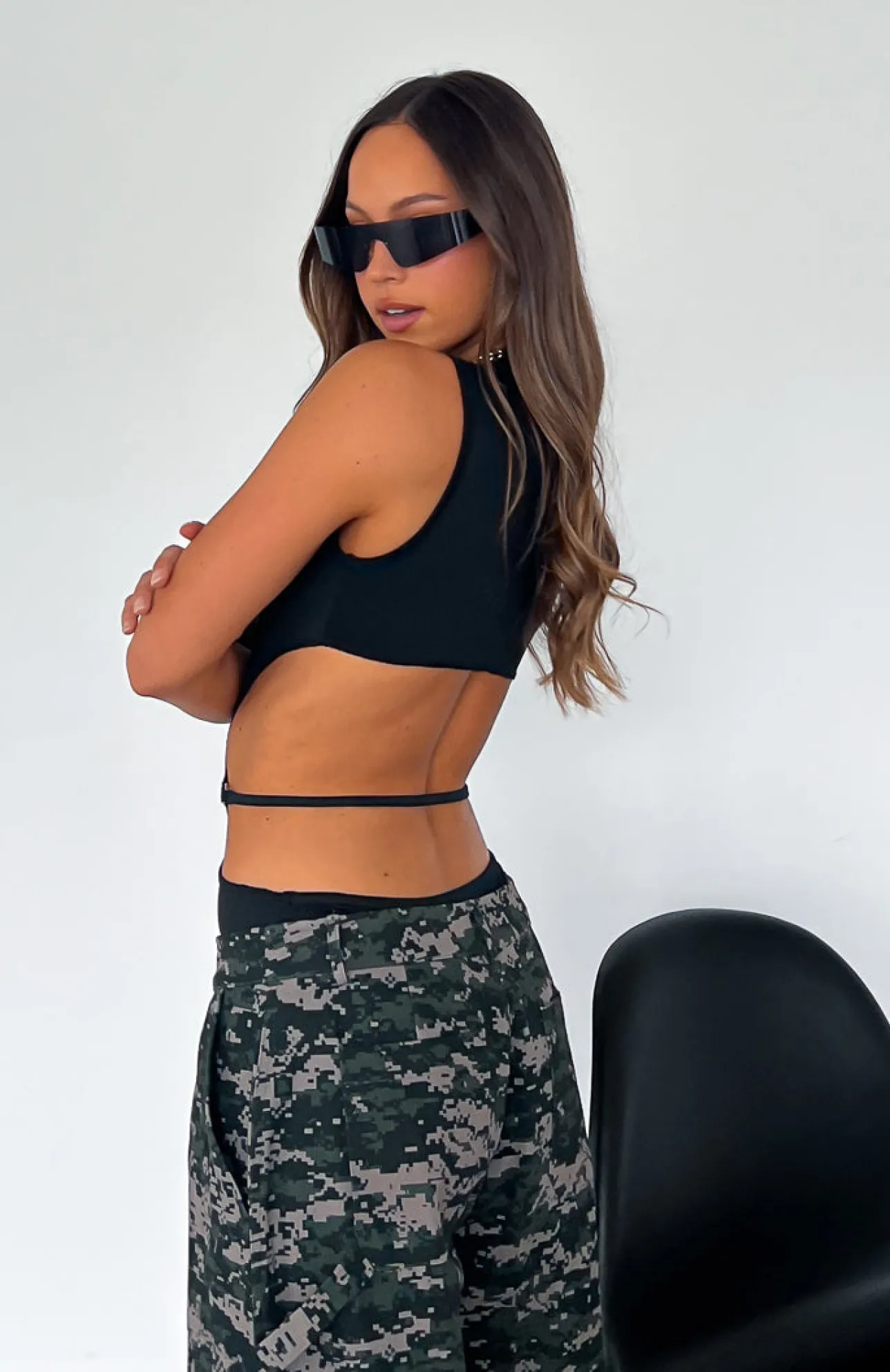White Fox Boutique Want It Now Bodysuit black Fashion