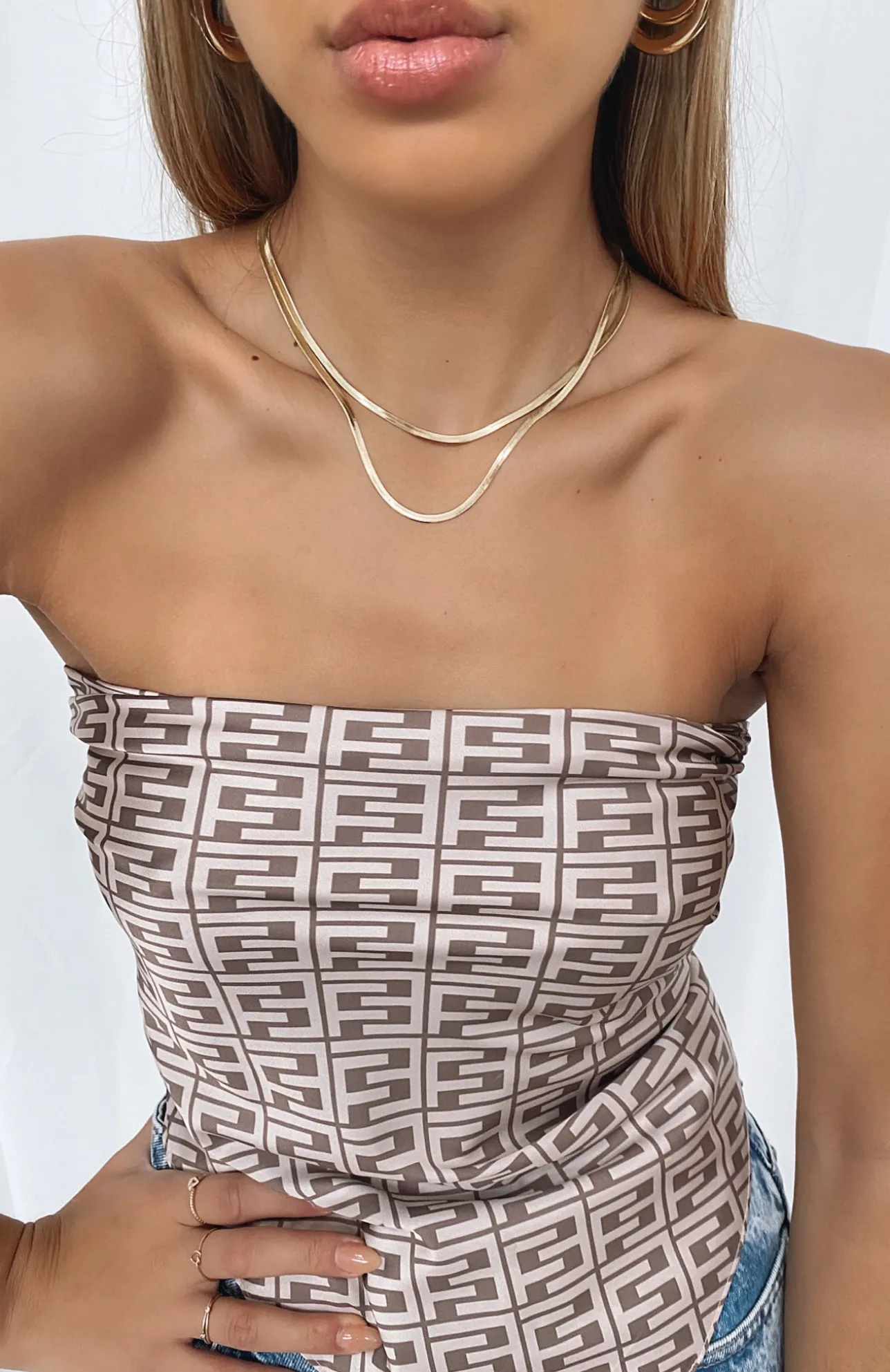 White Fox Boutique Wildest Dreams Necklace gold New